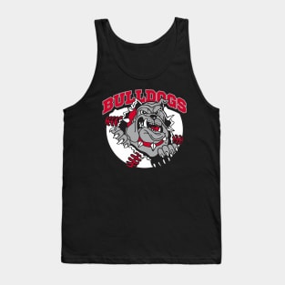 Bulldogs Baseball Design Tank Top